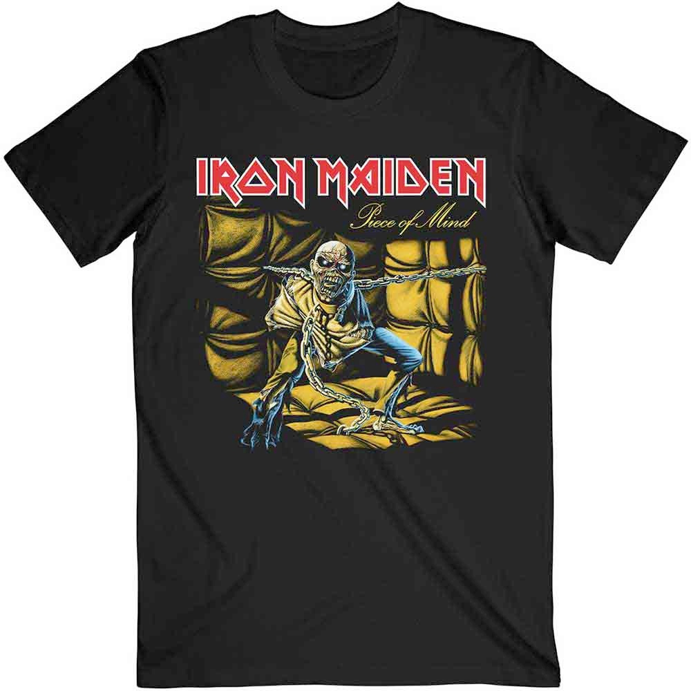 Iron Maiden - Piece Of Mind Heren Tshirt - Zwart